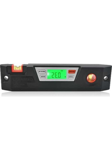 Pazly Torpido Taban Seviye Seviye Sesli Ölçer Manyetik Magnet Led Işıklı Göstergeli Göstergeli Gemred Dijital Dijital Arka Açı 360 İq