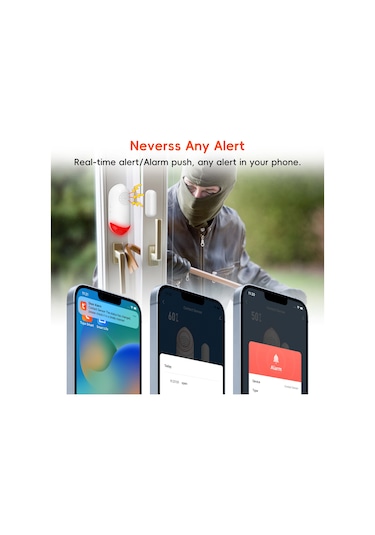 Kapı Pencere Alarmı Ev Güvenliği Kablosuz Manyetik S6914-2