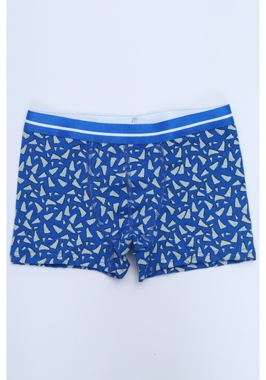 Toontoy Erkek Çocuk Garni Dikişli 4lü Paket Boxer Çok Renkli