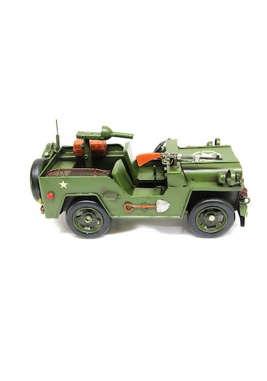 Dekoratif Metal Askeri Jeep C0755 Model