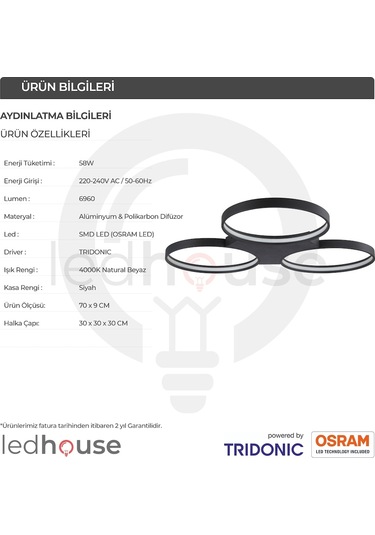 Drone Modern Led Avize Sarkıt Linear Aydınlatma