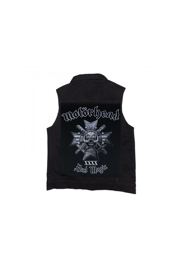 Motorhead Bad Magic Siyah Kot Yelek Siyah