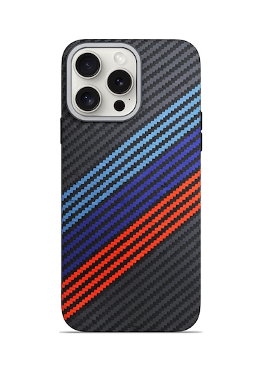 Aether Carbon Apple Uyumlu iPhone 15 Magsafe Karbon Kılıf Midnight Velocity Midnight Velocity