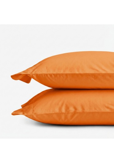 Prime Sleeks %100 Pamuk Yastık Kılıfı 2 Adet - Turuncu - 50x70cm Turuncu
