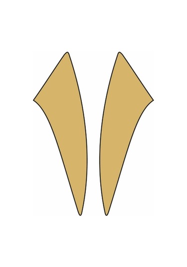 Çamurluk Stickeri Yan Gold