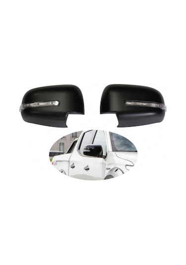 Ducki Mitsubishi L200 2015-2019 Ledli Sinyalli Ayna Kapağı Kapla