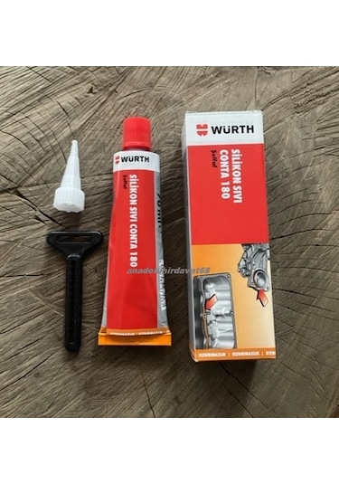 Würth Yüksek Isı Silikonu Isıya Dayanıklı Silikon 70ml Şeffaf Renk Germany