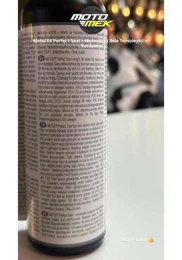 Motul E4 Perfect Seat Motosiklet Sele Bakım Ürünü