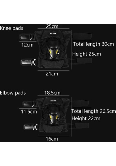 Sones Sulaite Motosiklet Koruyucu Rider Rüzgar Sıcaklığı Koruyucu Dişli Sürüş Ekipmanı Dizlik + Dirsek Pedi Siyah