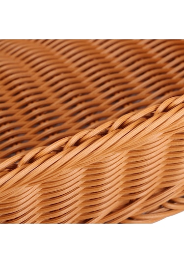 Sones A1744 Rattan Sepet Gıda Meyve Saklama Sepeti Dikdörtgen Meyve Tabağı, Boyut: Ekstra Büyük Diğer