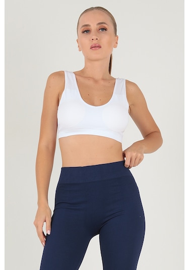 Doremi Seamless Kaplı Spor Büstiyer Beyaz-l-xl BEYAZ Beyaz