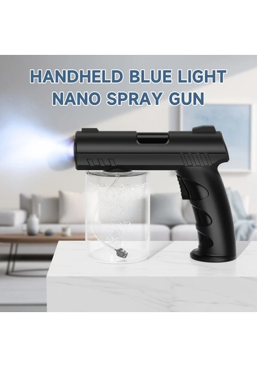 Willowhaven 2025 Yeni Taşınabilir Nano Mavi Işık Dezenfektan 1200mah Usb-c Şarjlı Siyah Ev Ofis Araç Sprey Diğer