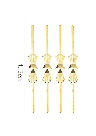 Avize Taşı Bağlantı Papyon Tel - 50 Adet Gold