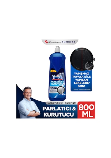 Bulaşık Makinesi Parlatıcı 800 Ml+ Bulaşık Makinesi Deterjanı Makine Temizleyici 2x250