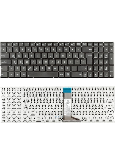 Asus X551c, X553, X554 Notebook Klavyesi, Laptop Tuş Takımı Siyah Tr / Kl0834v2