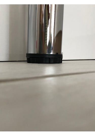 Metal, 71 Cm Krom Kaplama Bingolu Masa Ayağı 4 Adet