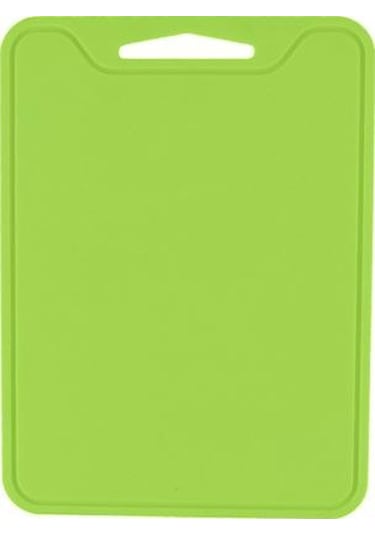 Açık Yeşil Esnek Silikon Kaymaz Kesme Tahtası Plaka Doğrama Sebze Et Bloğu