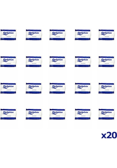 Dolphin PE İş Temizlik Tek Kullanımlık Şeffaf Poşet Market Eldiven Büyük Boy 100 Adetlik 20 Paket