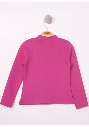 Toontoy Kız Çocuk Tnty Nakışlı Sweatshirt Vıolet