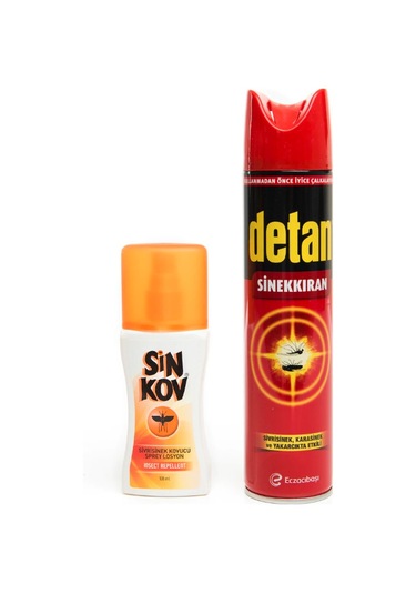 Detan Sinek İlacı + Sinkov Sivrisinek Losyonu Sprey 2'li