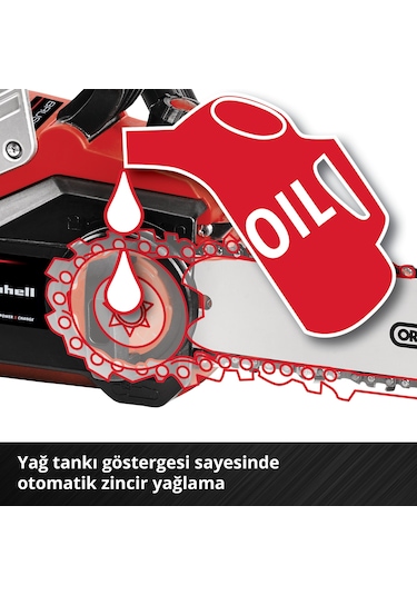 Einhell GE-LC 36/35 Li-Solo Akülü Ağaç Kesme Makinesi - 4501780
