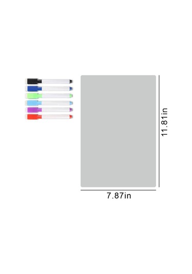 Ruicoo 20x30cm Şeffaf Akrilik Manyetik Tahta - Ofis/sınıf İçin Not Almak, Planlamak, Çizmek Sürekli Kullanılabilir, Kaliteli Malzeme