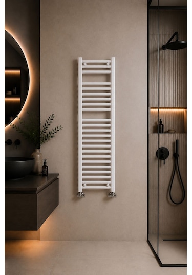 500X1400 Beyaz Havlupan 20 Borulu Banyo Havlupanı
