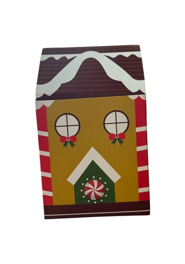 Yılbaşı Hediye Kutusu Sarı Ev 12'li