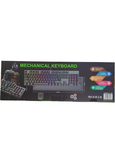 Raynox K100 Kablolu Mekanik Işıklı Gamıng Klavye
