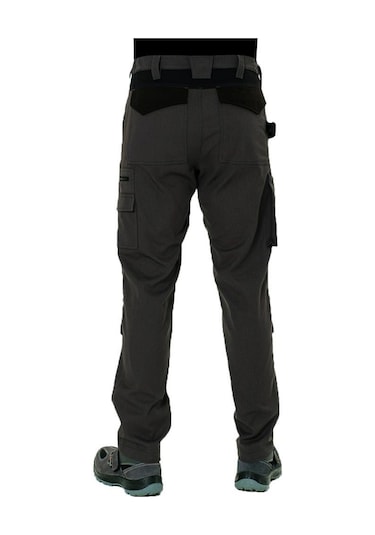 Şensel, İş Pantolonu, Gri-Siyah -54E6182- İş Elbisesi-Kıyafeti Gri