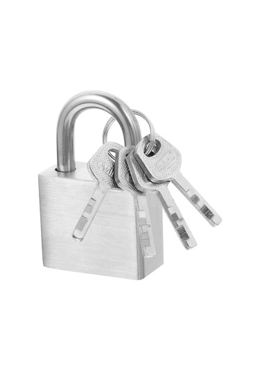 Bagaj Kilidi 30mm Paslanmaz Çelik Günlük Kilidi Paslanmaya Karşı Dayanıklı Küçük Kilit Anahtarlı