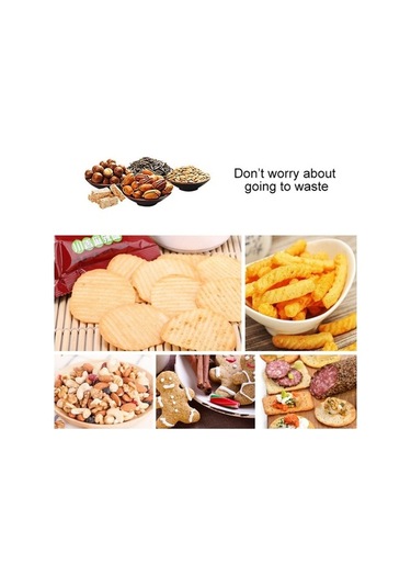 Dancemonkey 4 Adet Süt Tozu Çay Sızdırmazlık Klipsi Aperatif Çanta, Küçük Boy Diğer