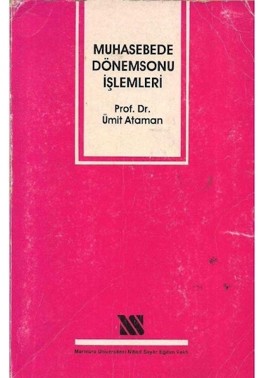 Muhasebede Dönem Sonu İşlemleri Ümit Ataman