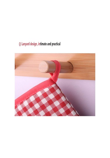 2 Adet Kalınlaştırılmış Pamuklu Mikrodalga Eldiveni, Isı Yalıtımı Diğer