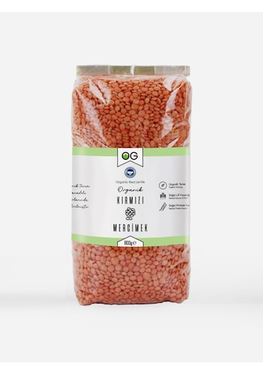 3 Lü Organik Mercimek Çeşitleri Seti