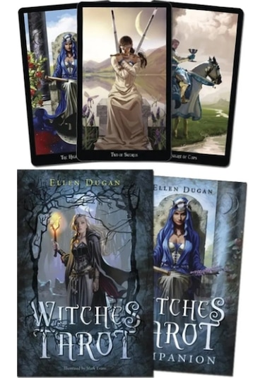 Dükkan Design Metal Kutulu Tarot Kartları - Withches Tarot