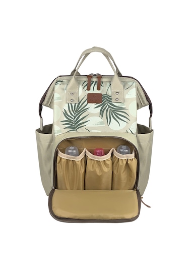 Paris Anne Bebek Bakım Sırt Çantası Olıve Krem