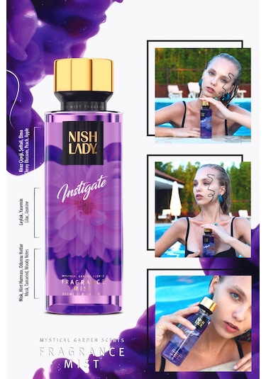Nishlady Instigate  Body Mist Vegan Vücut Spreyi 260 ML