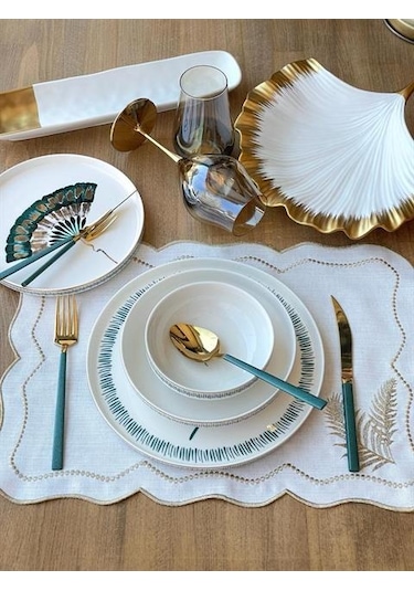 Pure Bone Modern Grace 24 Parça 6 Kişilik Renkli