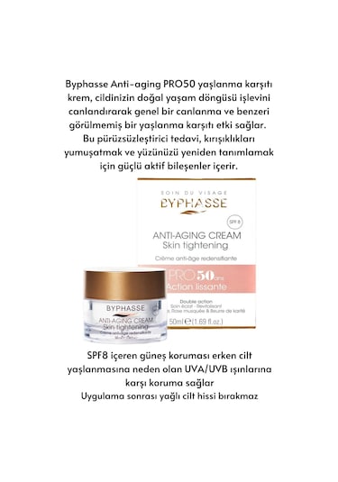Byphasse  Pro50 Sıkılaştırıcı ve Krem 50 ML