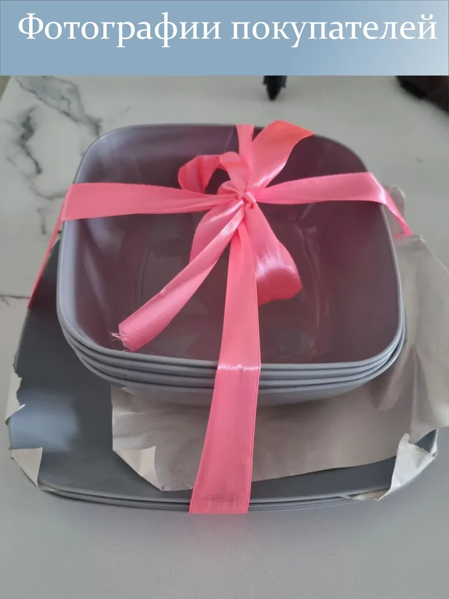 Al'ternativa Tek Kullanımlık Değil, Çok Amaçlı Kullanılabilen Plastik Tabaklar 171325623 Gri