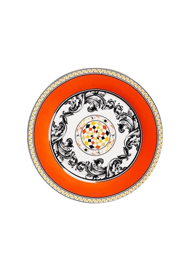 Lucky Art Margery Bone Porselen Barok Desenli 6 Lı Tabak Seti 27 Cm Lyhd 538