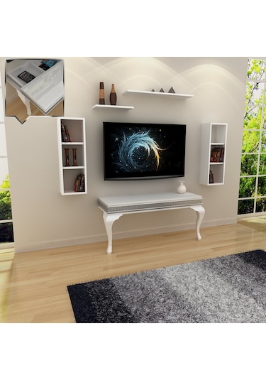 Decorotti - Lucca A3-4 Gizli Bölmeli Tv Ünitesi