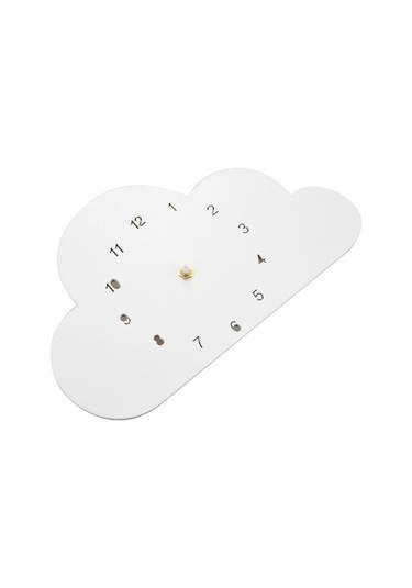 Goldenqian Nordic Wood Bulut Yağmur Damlası Şekilli Saat Çocuk Odası Dekorasyon Duvar Stickerı Gökkuşağı Rengi Ihlamur Bmm6om ÇOk Renkli