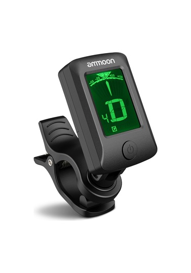 Ammoon At-07 Dijital Elektronik Clip-on Tuner Gitar Kromatik Siyah