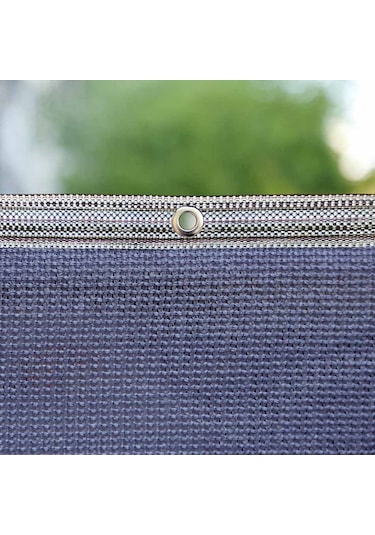 Nzl File Ambalaj Gölgelik File - Çit Filesi - 95'lik Şeritli Halkalı - Gri - Gölgelik Tente - Bahçe Gölgelik - Çit Örtüsü