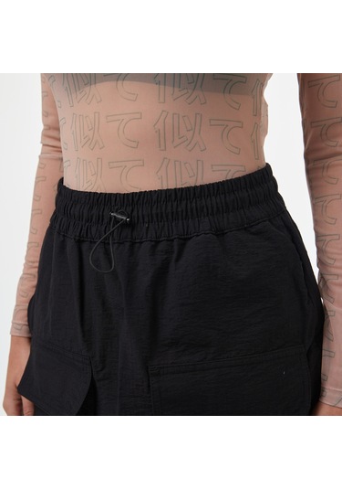 Unıted4 Kadın Siyah Etek Kımıtsu Siyah