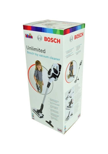 Bosch Oyuncak Sesli Işıklı Beyaz Elektrik Süpürgesi