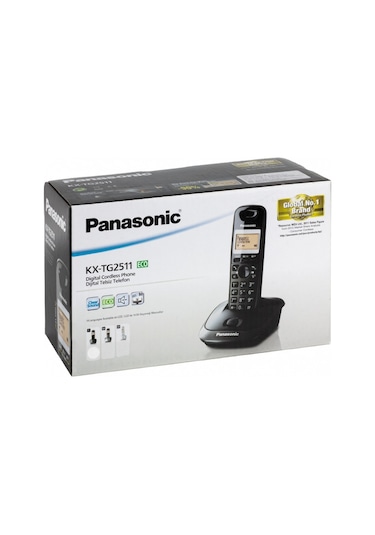 Panasonıc Kx Tg2511 Dect Telsiz Telefon Siyah