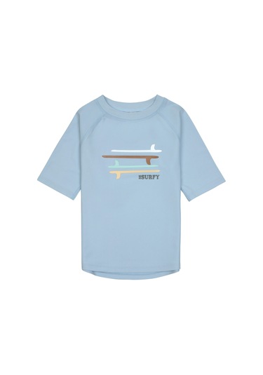 Lassig Surfboards Uv Korumalı Kısa Kollu Mayo Tişört Sky Blue Mavi